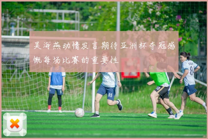 吴海燕动情发言期待亚洲杯夺冠感慨每场比赛的重要性